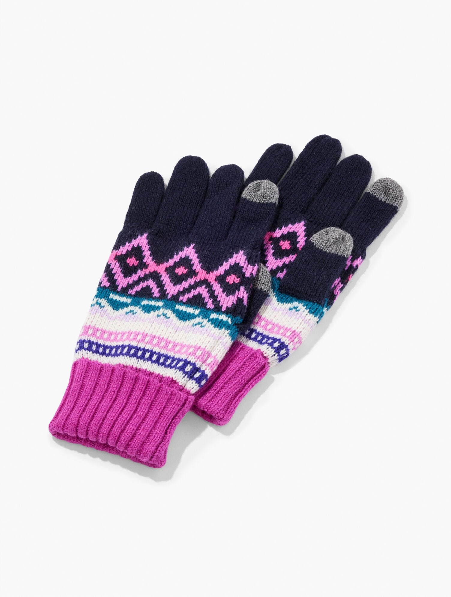 FLOAT FAIR ISLE GLOVES | Talbots sale