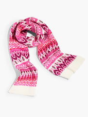 MODERN FAIR ISLE SCARF | Talbots discount