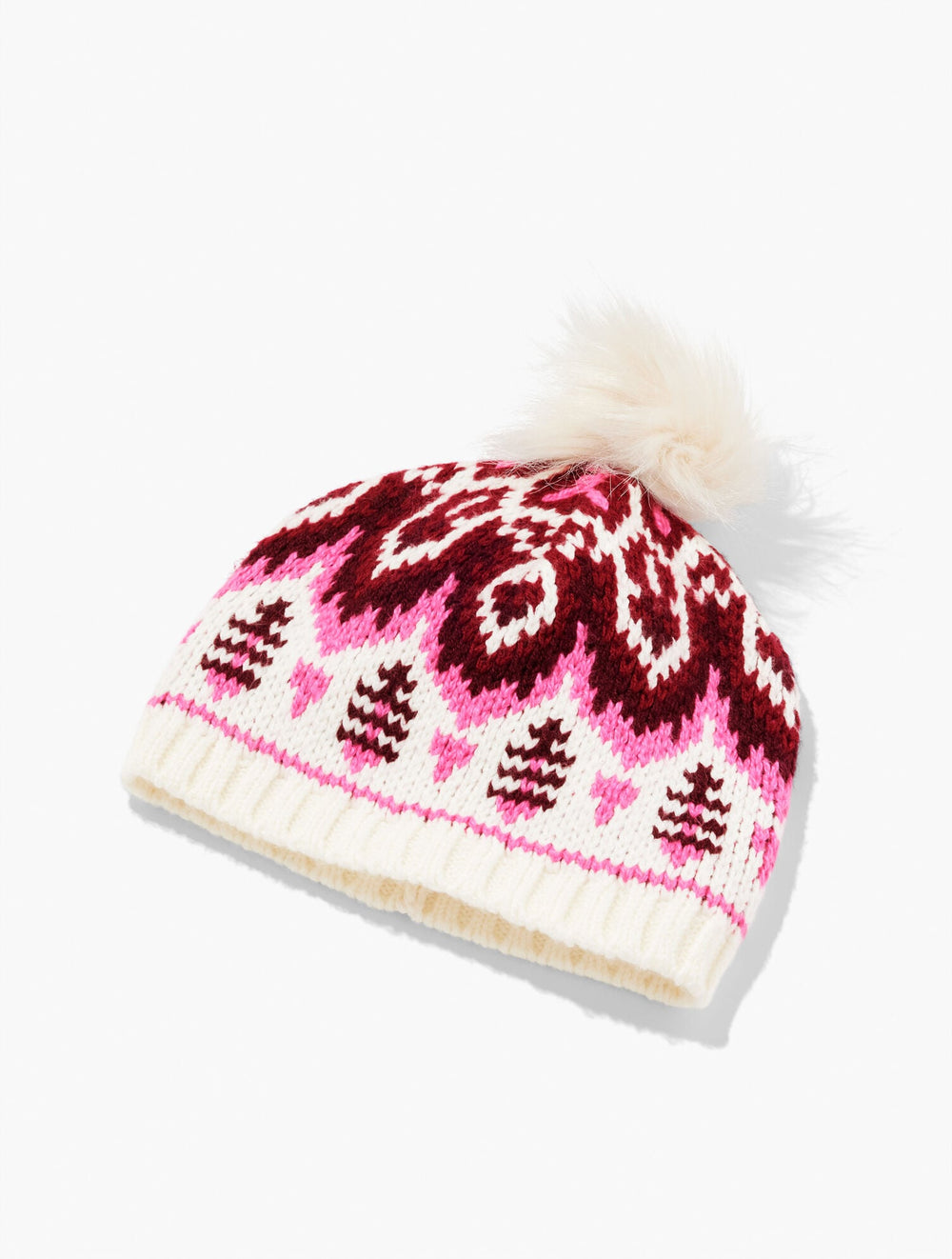 MODERN FAIR ISLE BEANIE | Talbots discount
