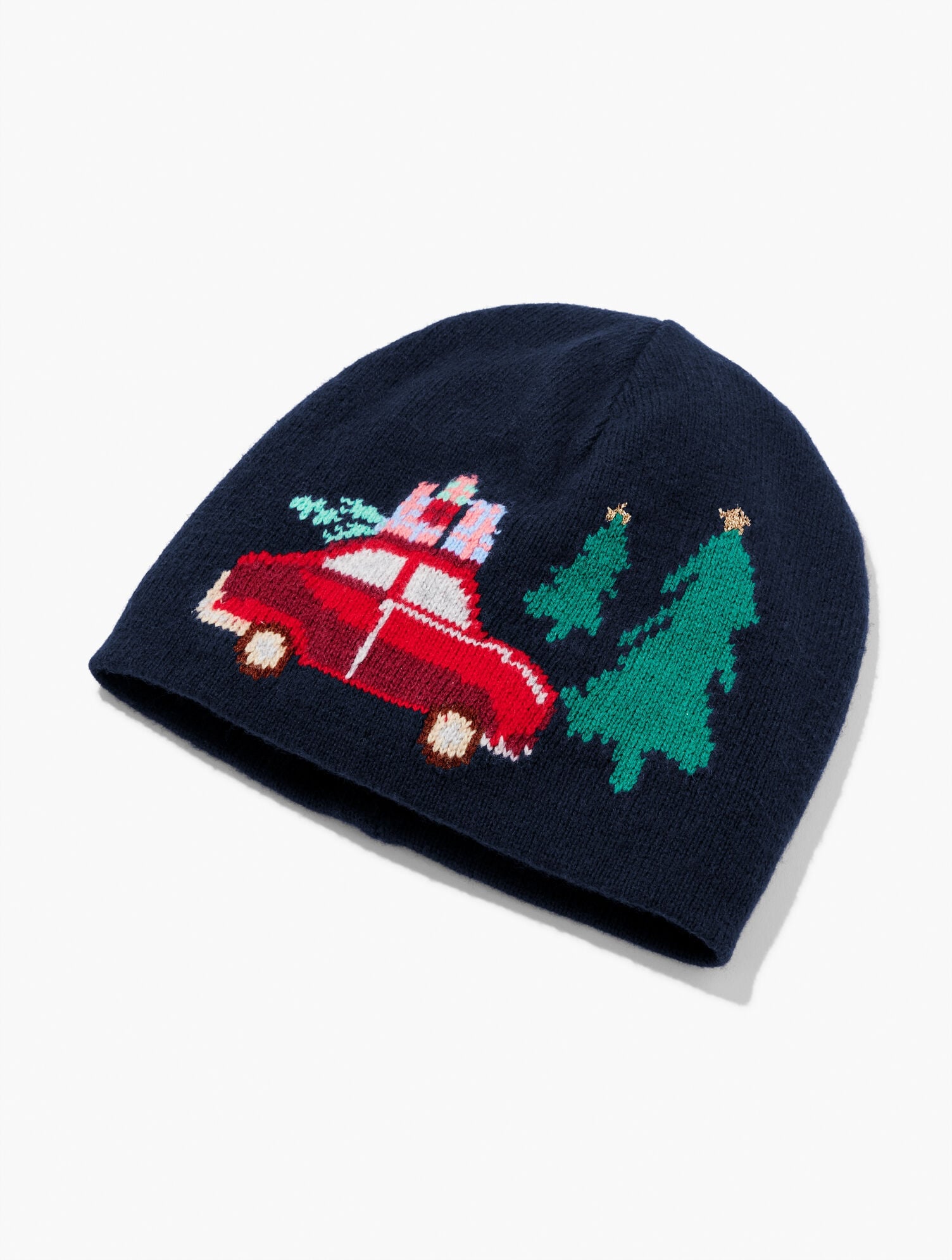 CAR WITH TREE BEANIE | Talbots sale