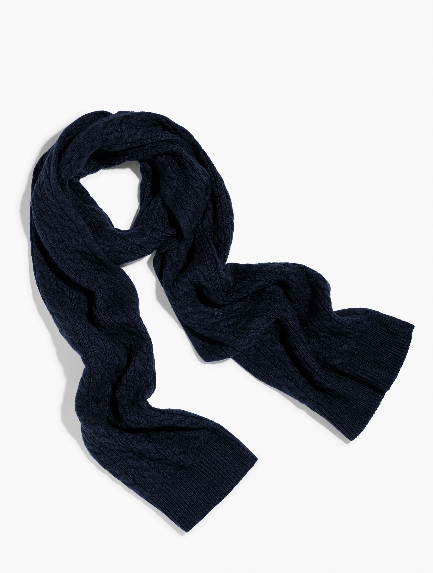 SOFT CABLE KNIT SCARF | Talbots US