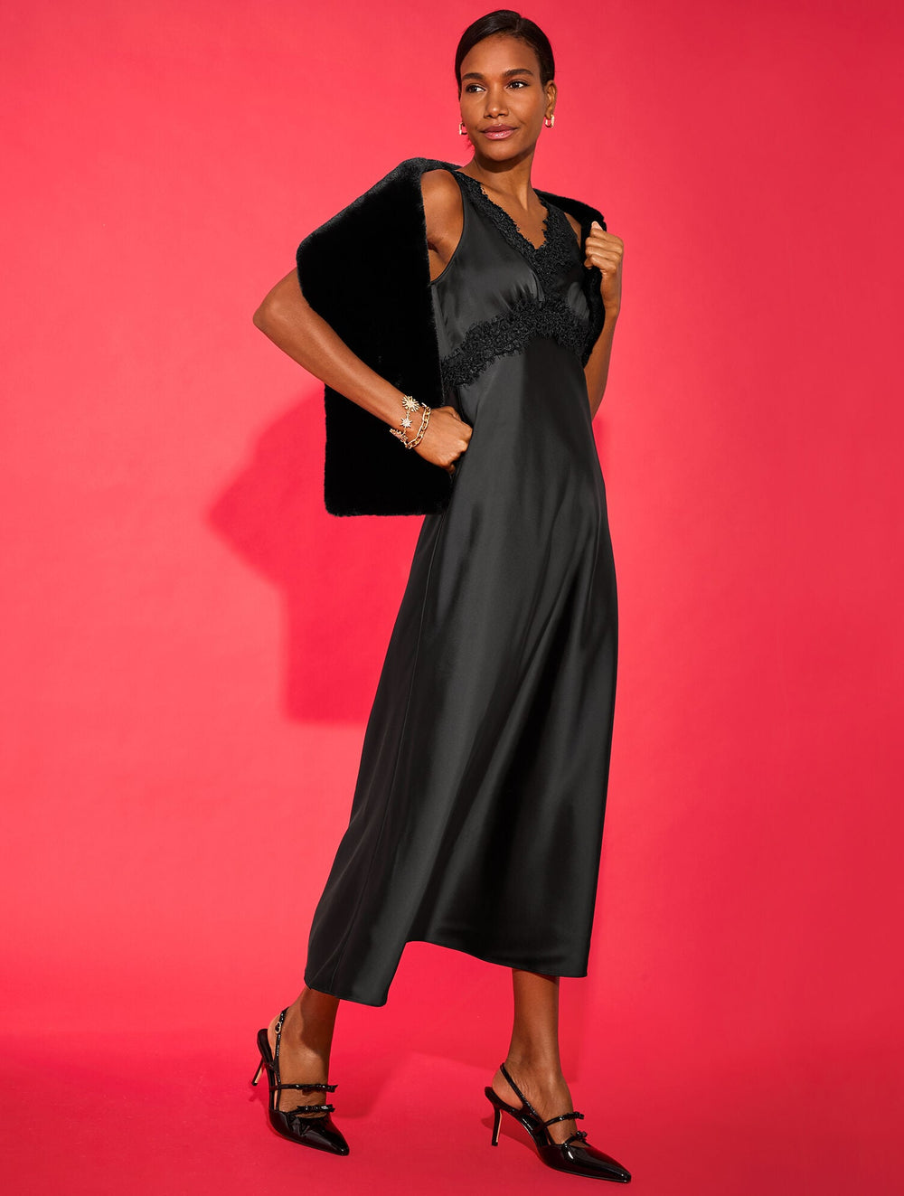 FAUX FUR PULL-THROUGH SCARF | Talbots near me