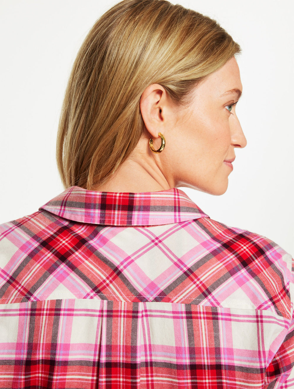 FLANNEL MODERN CLASSIC SHIRT - YULETIDE PLAID | Talbots online