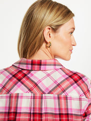 FLANNEL MODERN CLASSIC SHIRT - YULETIDE PLAID | Talbots online