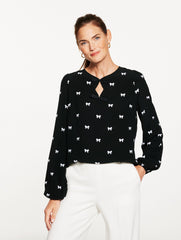 SOFT TOP - DAINTY BOWS | Talbots US
