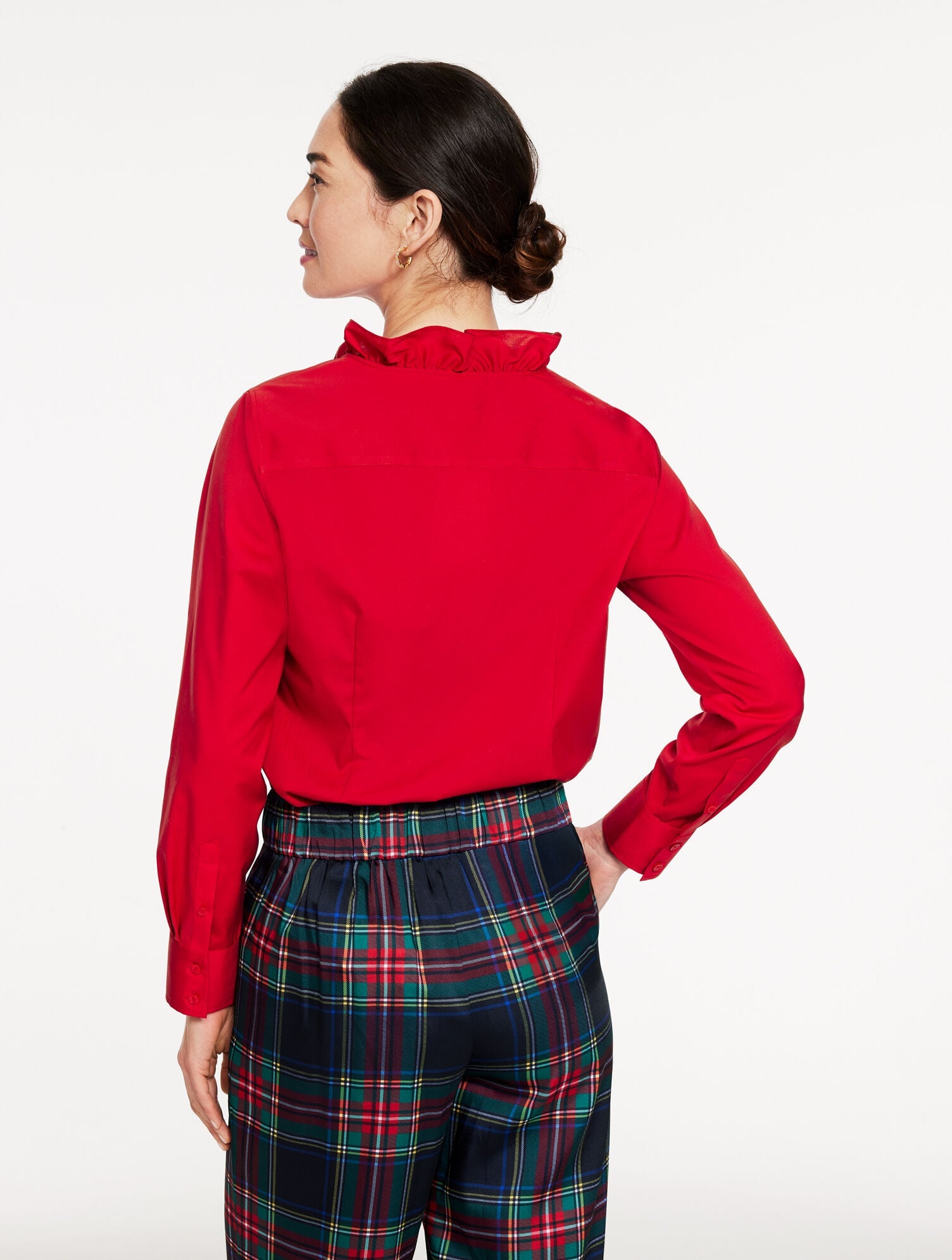 RUFFLE NON-IRON SHIRT | Talbots near me