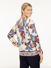 PINTUCK TOP - JACOBEAN FANTASIA | Talbots near me