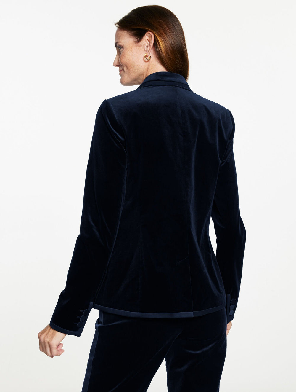 TIPPED VELVETEEN BLAZER | Talbots for sale