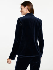 TIPPED VELVETEEN BLAZER | Talbots for sale