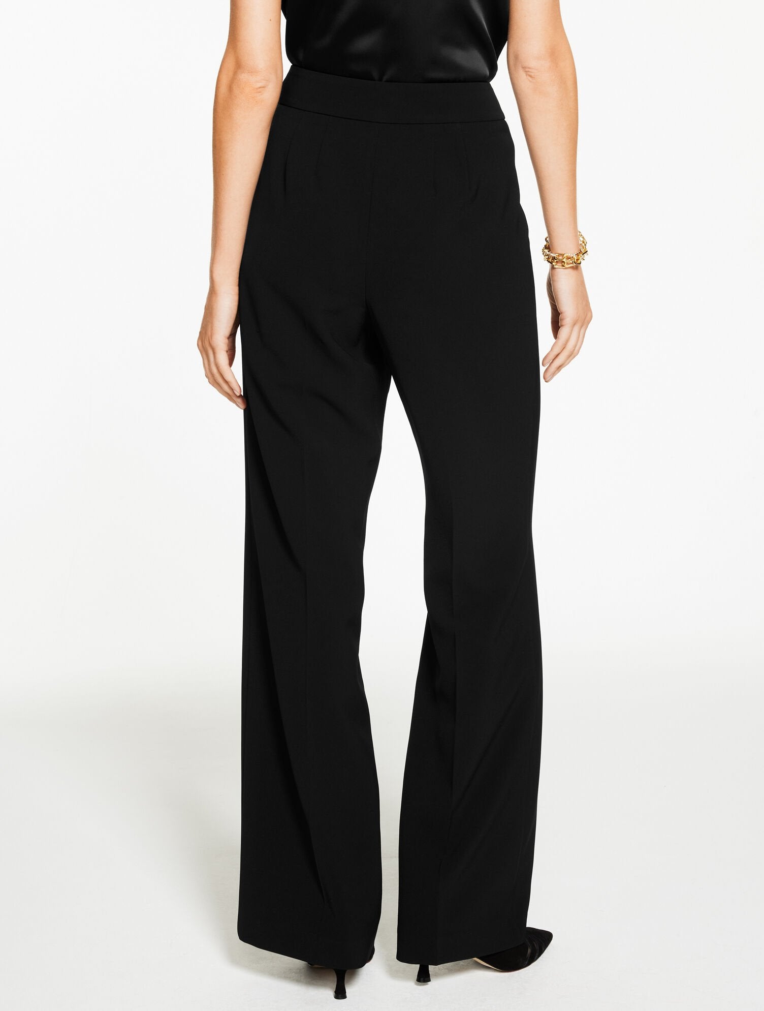 PLUS EXCLUSIVE WIDE LEG POLISHED CREPE PANTS | Talbots near me