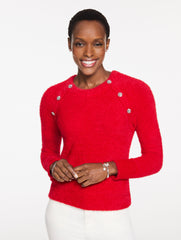 PLUSH CREWNECK SWEATER | Talbots discount