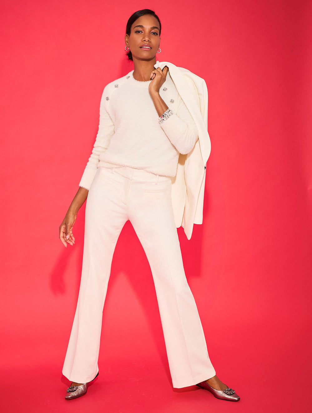 PLUSH CREWNECK SWEATER | Talbots discount