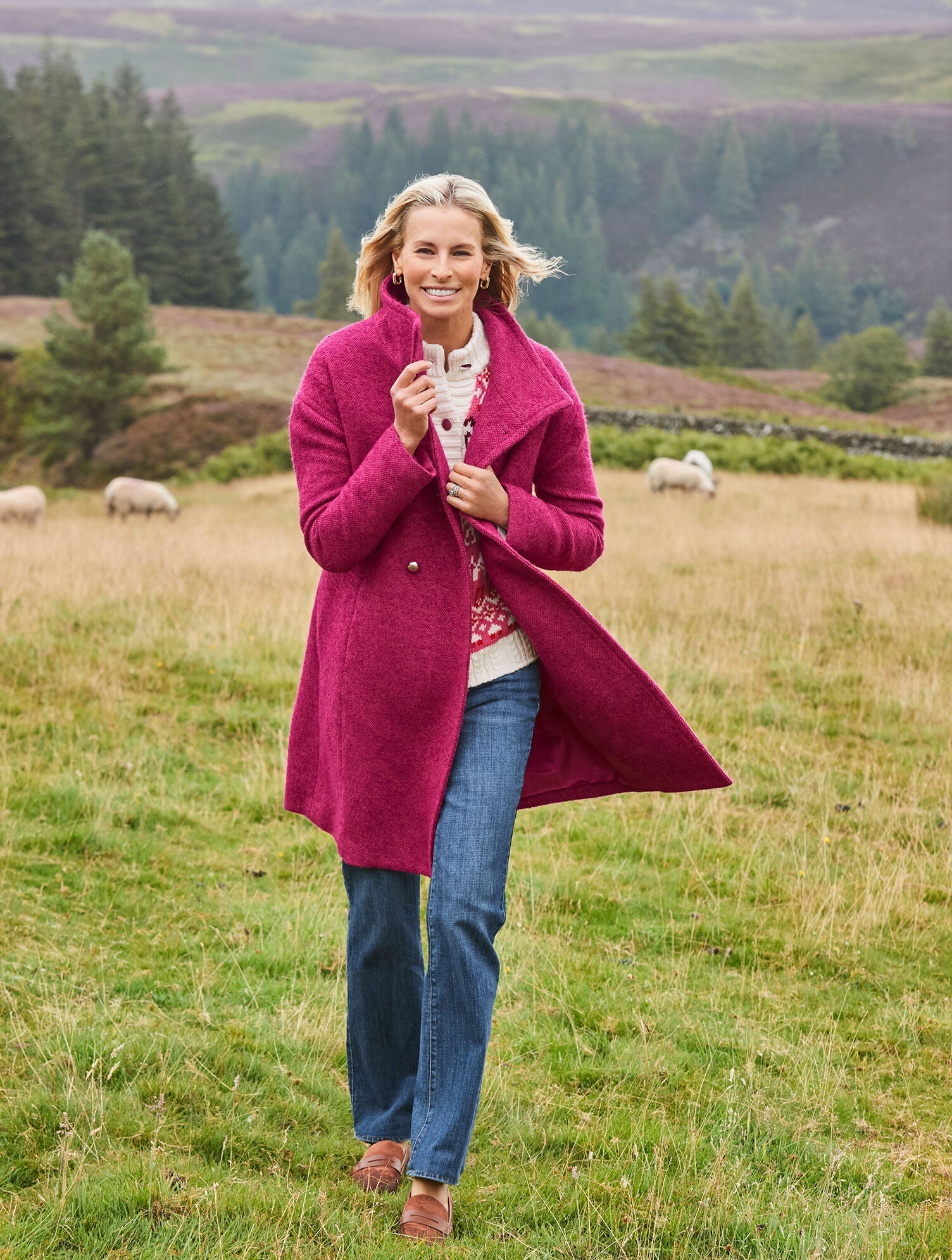 MOCKNECK CARDIGAN - MODERN FAIR ISLE | Talbots US