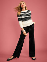 CREWNECK SWEATER - PERSIAN FAIR ISLE | Talbots US