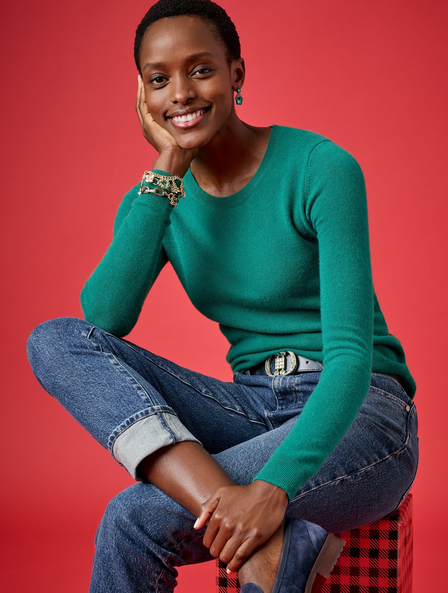 CASHMERE CREWNECK SWEATER | Talbots outlet