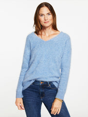 BRUSHED CASHMERE V-NECK SWEATER | Talbots near me