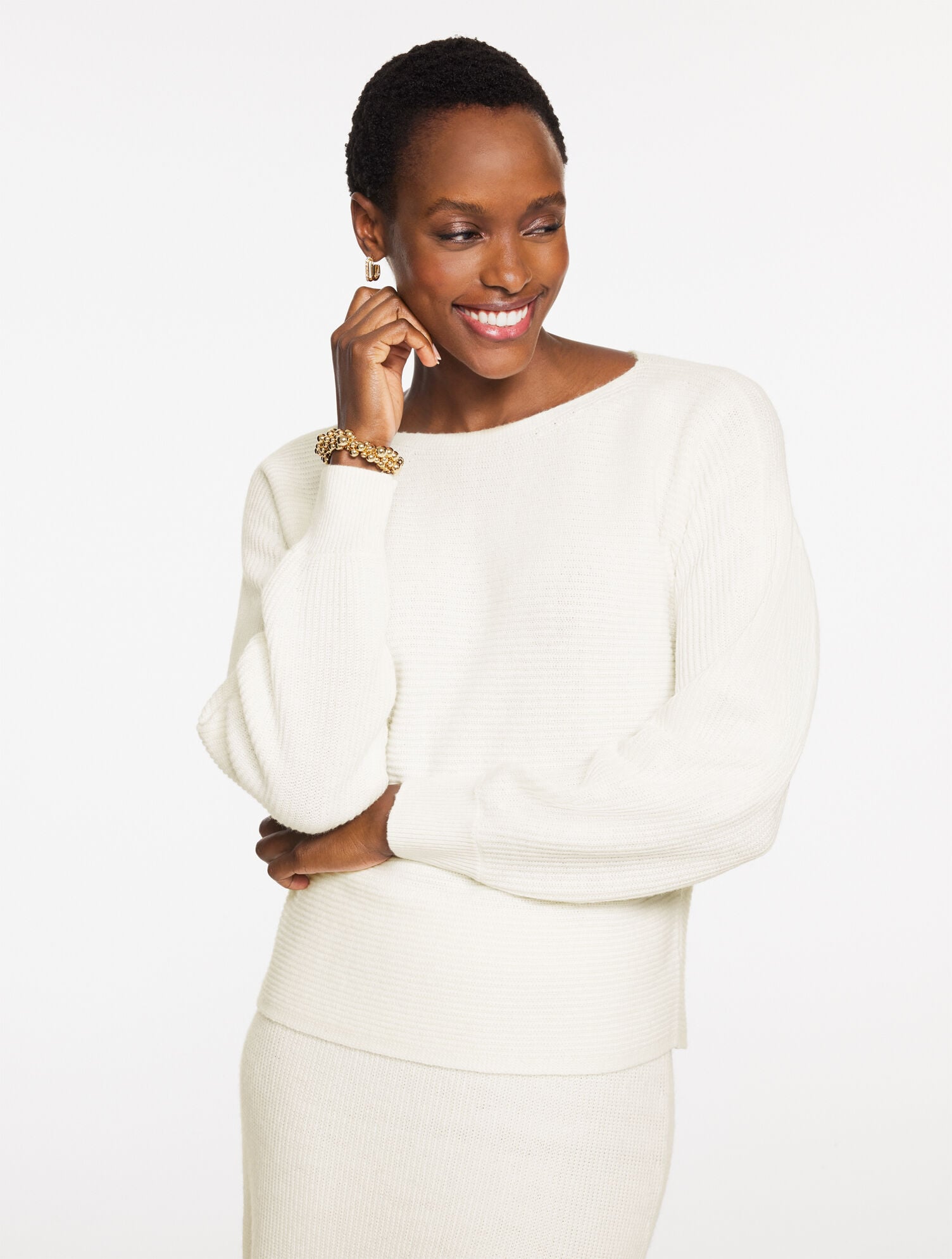 RIBBED DOLMAN SLEEVE SWEATER | Talbots near me