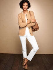 CREWNECK CARDIGAN | Talbots on sale