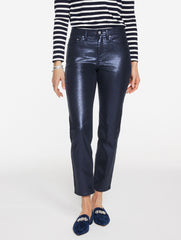 SLIM STRAIGHT ANKLE JEANS - INDIGO FOIL | Talbots for sale