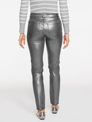 SLIM ANKLE JEANS - PEWTER FOIL | Talbots outlet