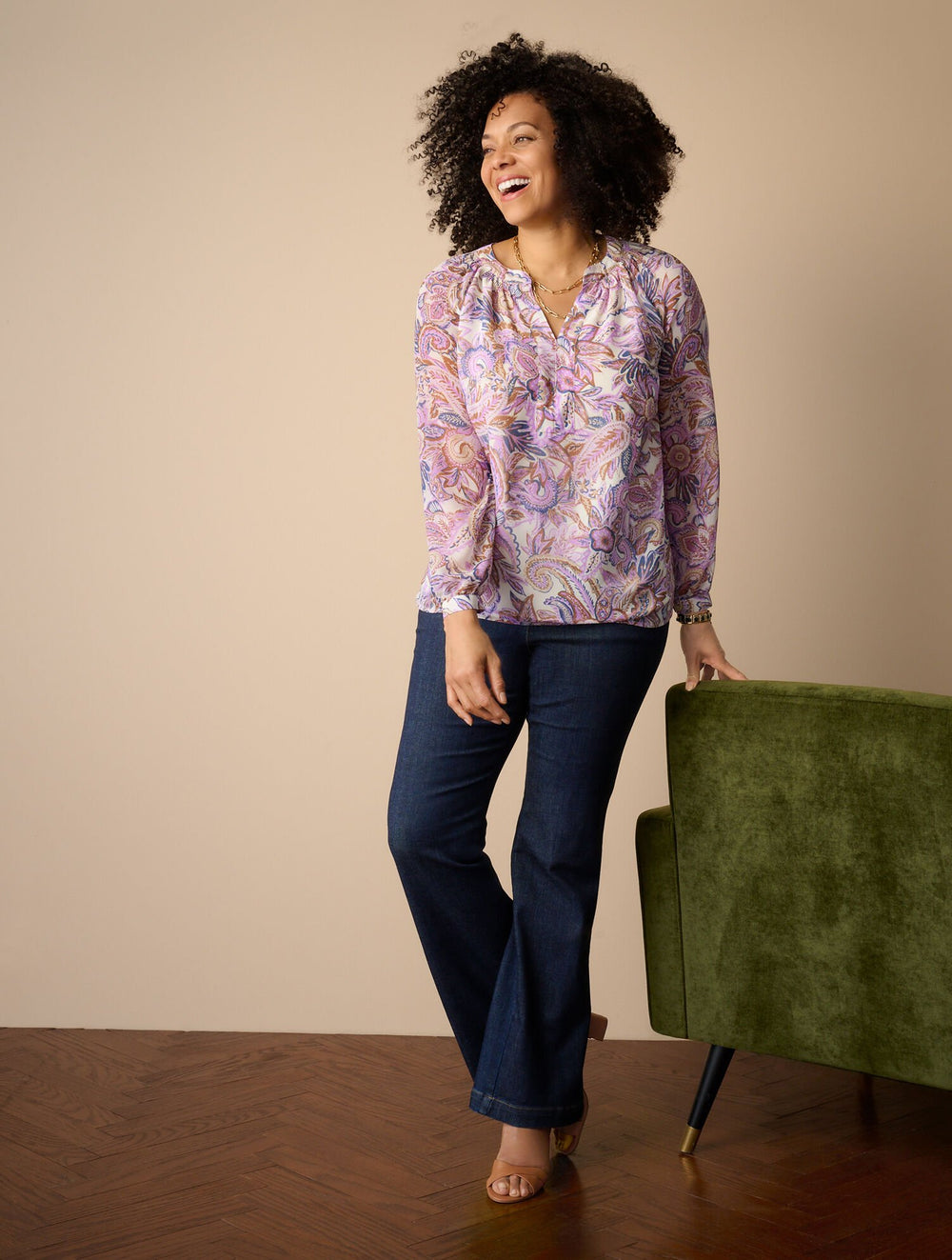 TROUSER PULL-ON TRAVEL JEANS - DEAUVILLE WASH | Talbots discount