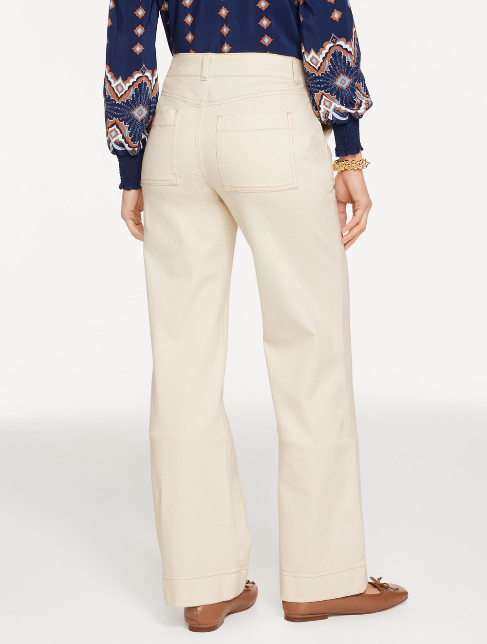 CLASSIC JEAN TROUSERS - PINTUCK | Talbots on sale