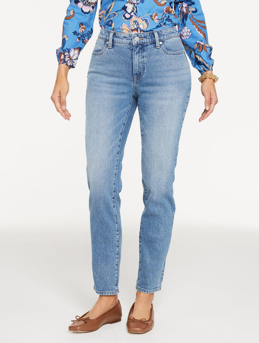 SLIM ANKLE JEANS - LINDEN WASH - CURVY FIT | Talbots online
