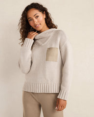 COTTON BLEND POCKET HOODIE | Talbots US