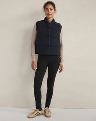 VISCOSE BLEND PUFFER VEST | Talbots for sale