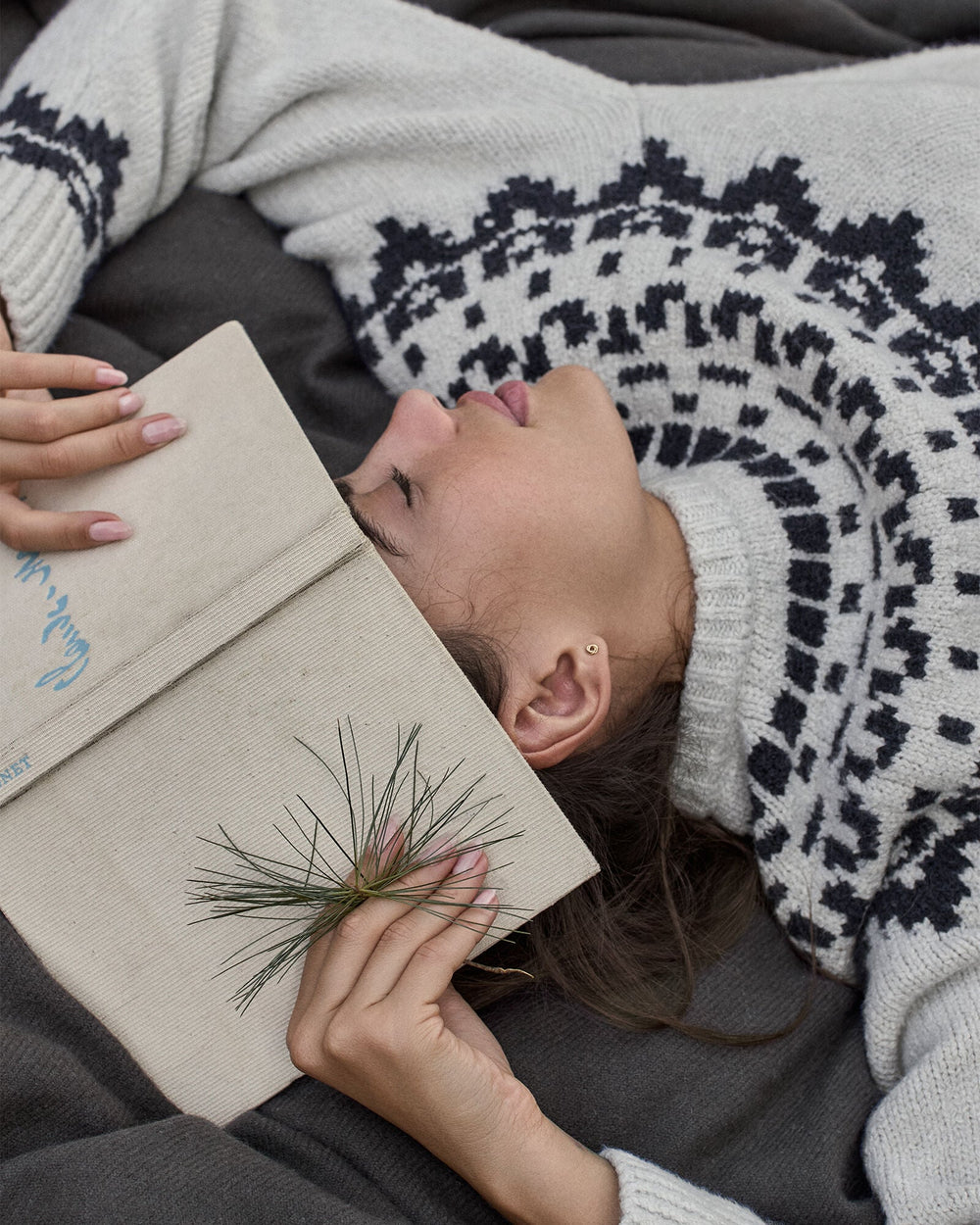ORGANIC COTTON BLEND JUNEAU FAIR ISLE CREWNECK SWEATER | Talbots online