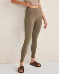 BALANCE FLEECE-LINED LEGGINGS | Talbots on sale