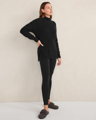 BALANCE FLEECE-LINED LEGGINGS | Talbots sale