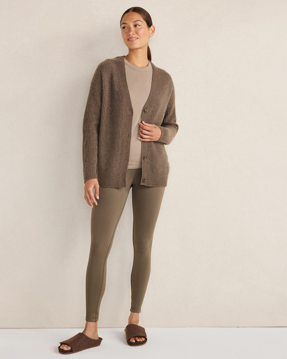 BALANCE FLEECE-LINED LEGGINGS | Talbots discount