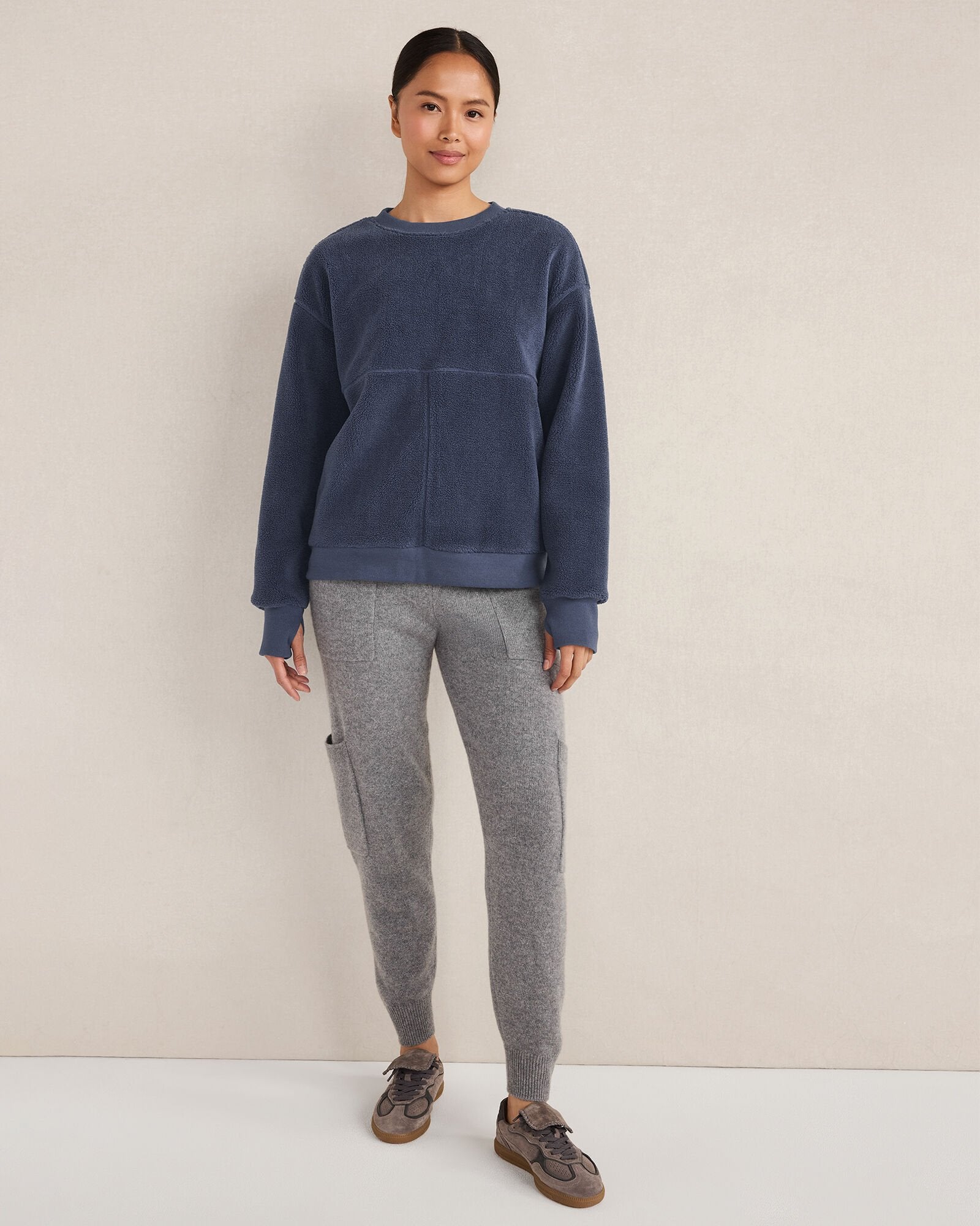 SHERPA SWEATSHIRT | Talbots discount
