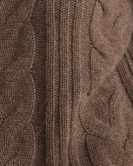 CASHMERE CABLE MOCKNECK SWEATER | Talbots online