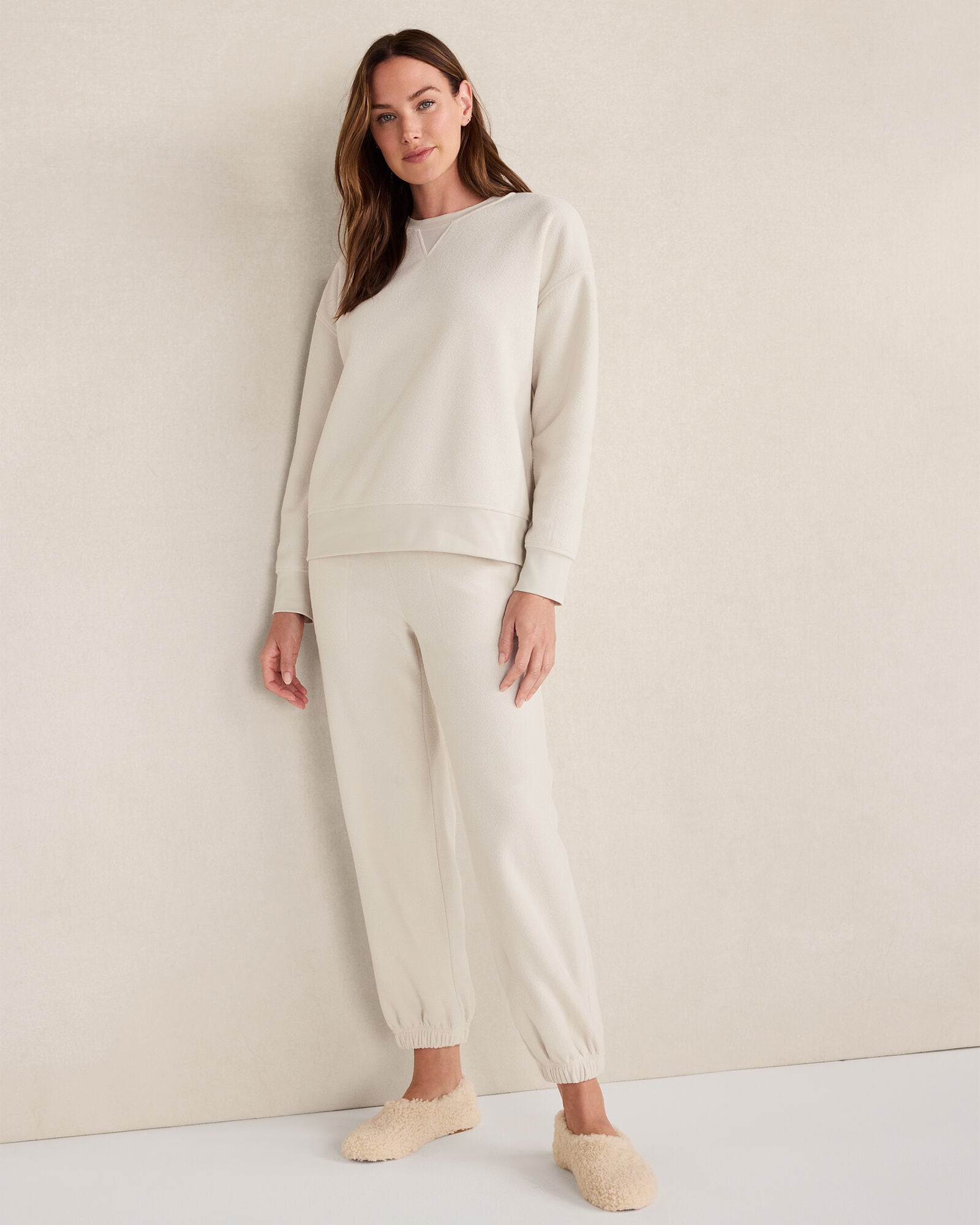 BRUSHED TERRY JOGGERS | Talbots discount