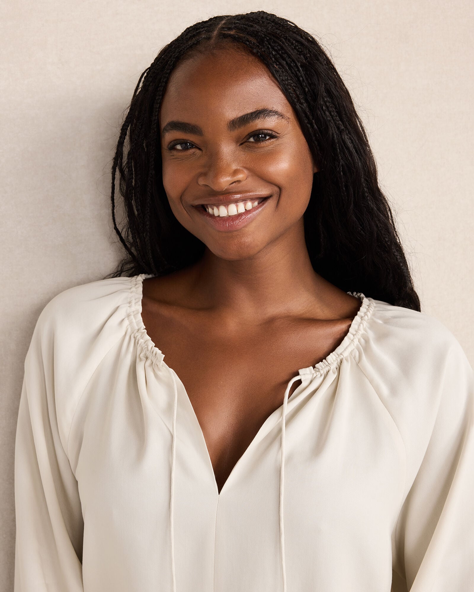 WASHED SPLIT NECK TOP | Talbots for sale
