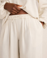 WASHED PLEATED STRAIGHT LEG PANTS | Talbots US