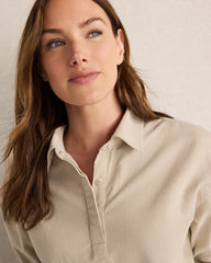 COTTON CORDED TOP | Talbots on sale