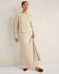 LUREX RIB KNIT MAXI SKIRT | Talbots near me