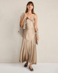 LUXE SILK SLIP DRESS | Talbots online