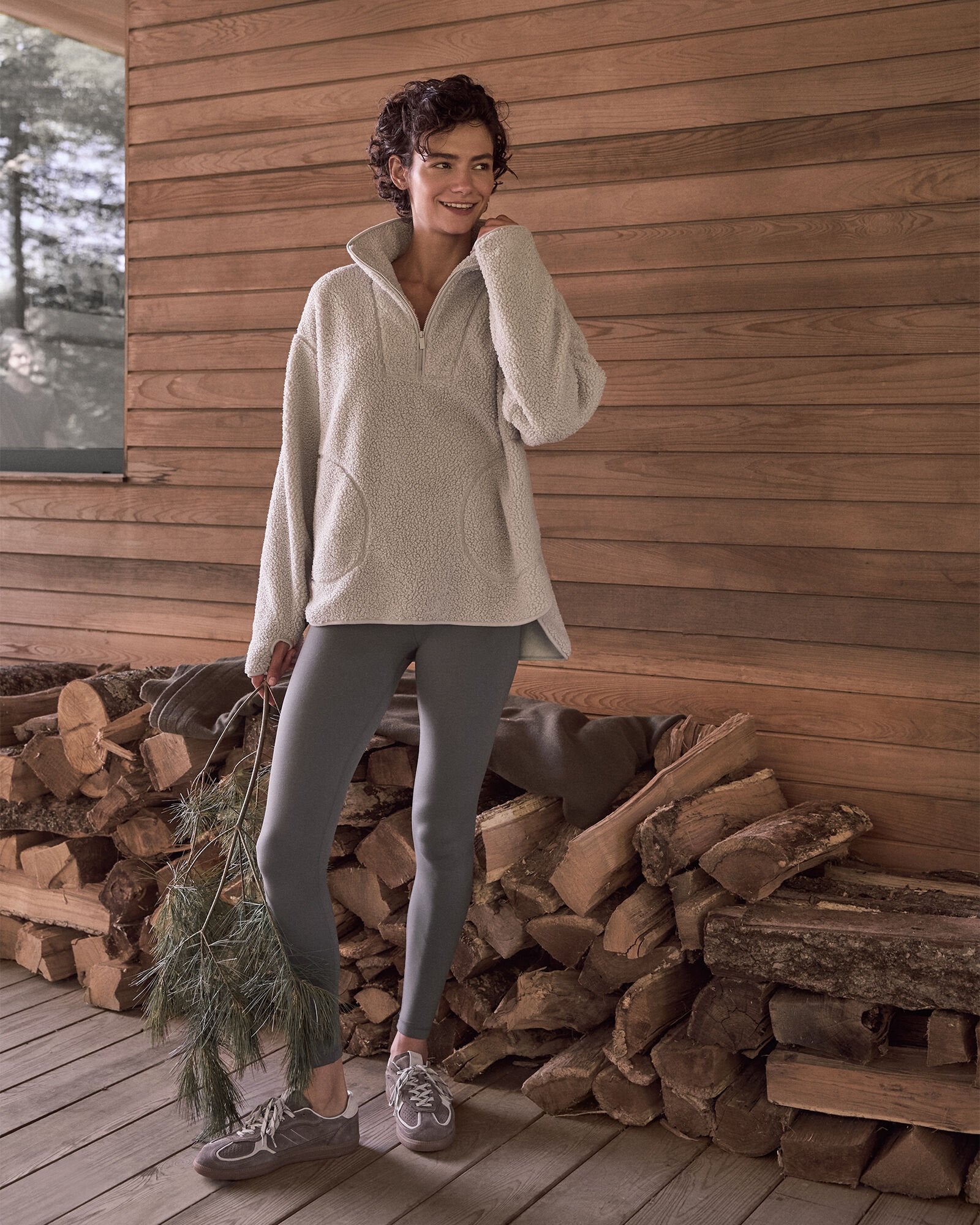 SHERPA HALF-ZIP MOCKNECK PULLOVER | Talbots for sale