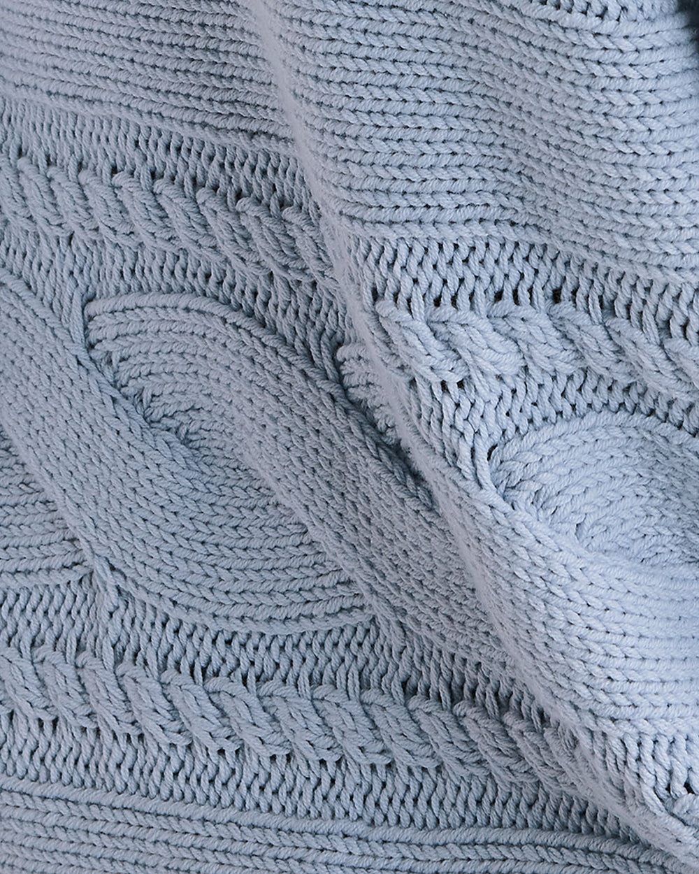 COTTON BLEND HORIZONTAL CABLE SWEATER | Talbots online