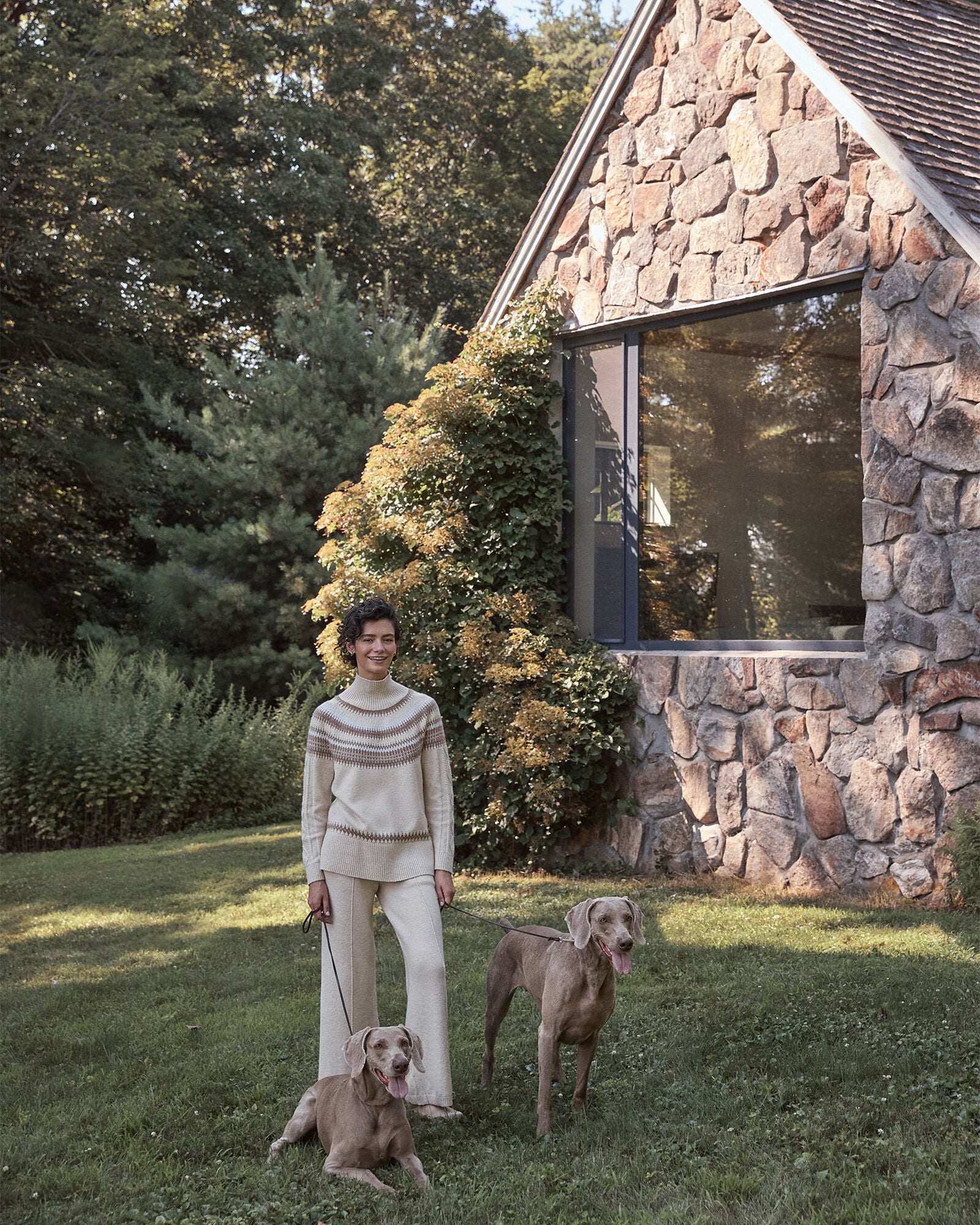 ORGANIC COTTON BLEND FAIR ISLE CABLE MOCKNECK SWEATER | Talbots sale