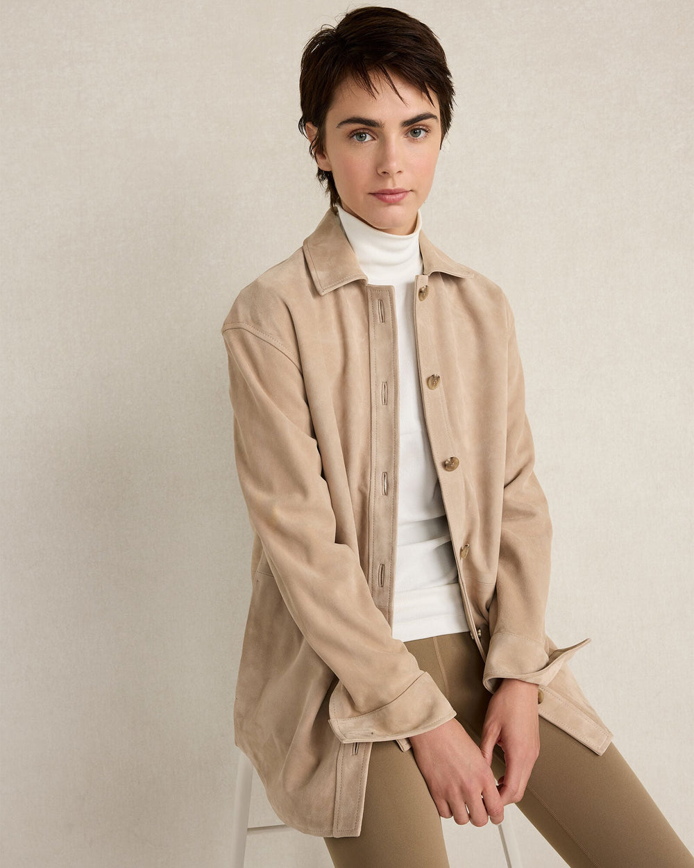 SUEDE SHACKET | Talbots for sale