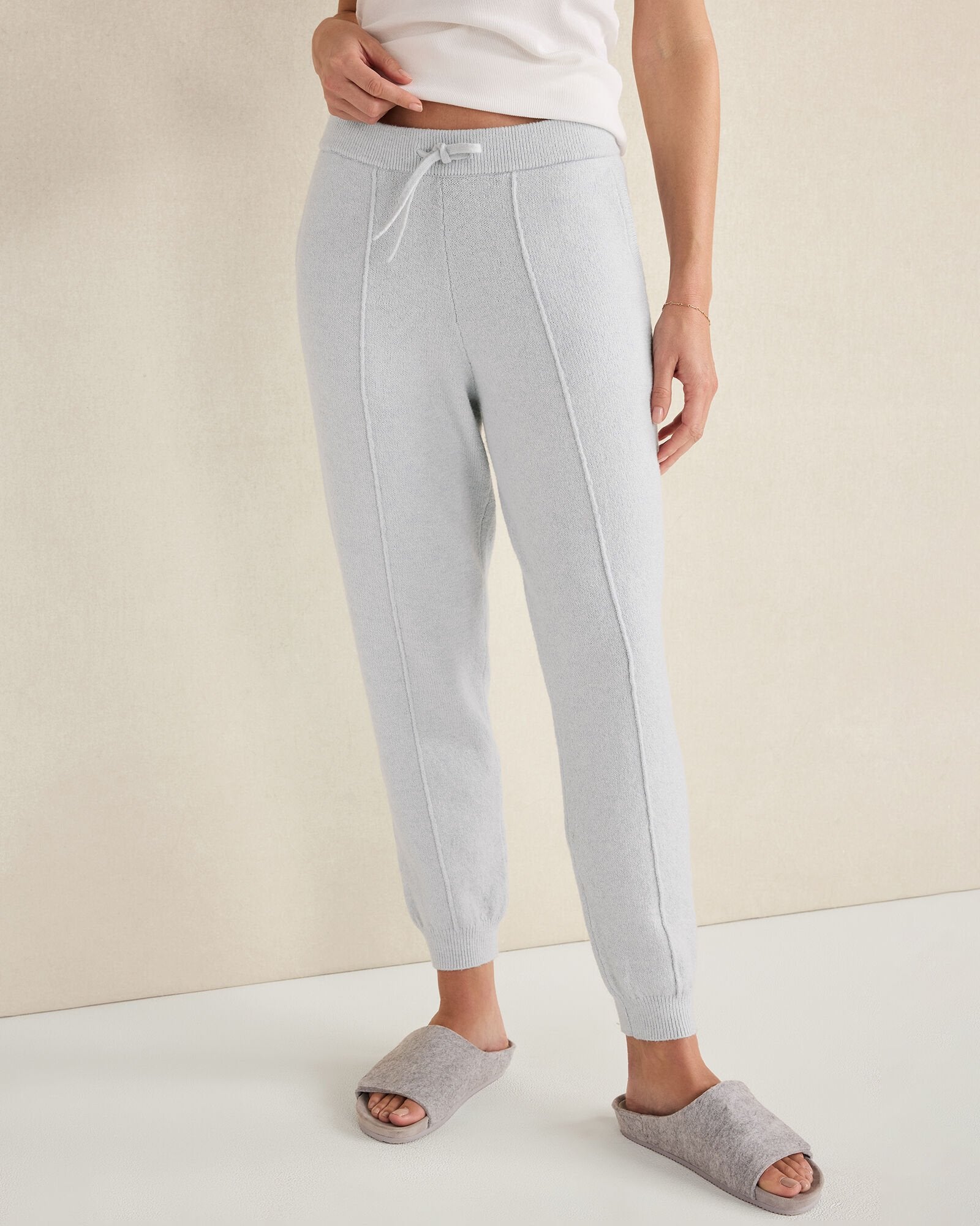 ORGANIC COTTON BLEND PINTUCK JOGGERS | Talbots sale