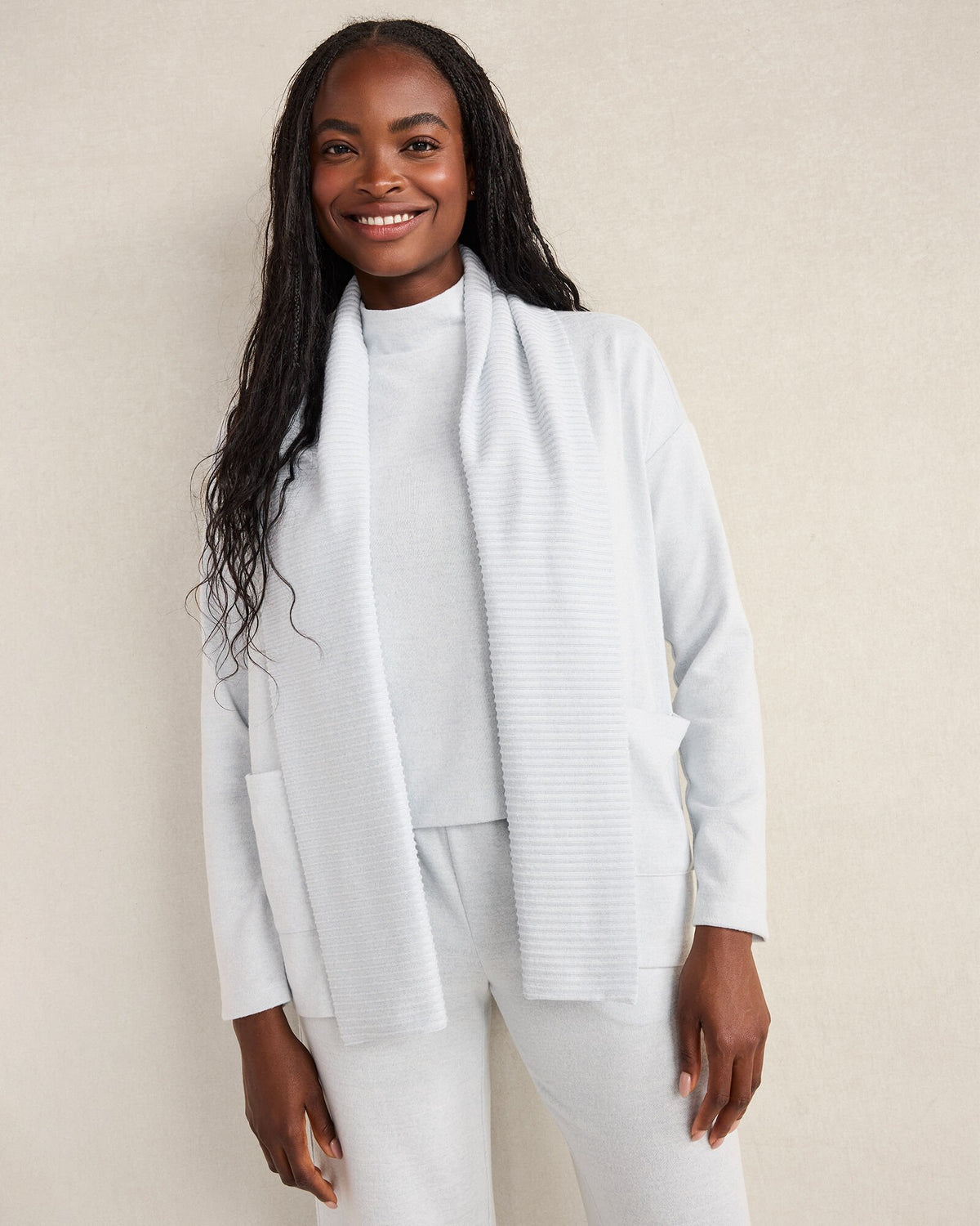 COZY KNIT OPEN FRONT CARDIGAN | Talbots sale