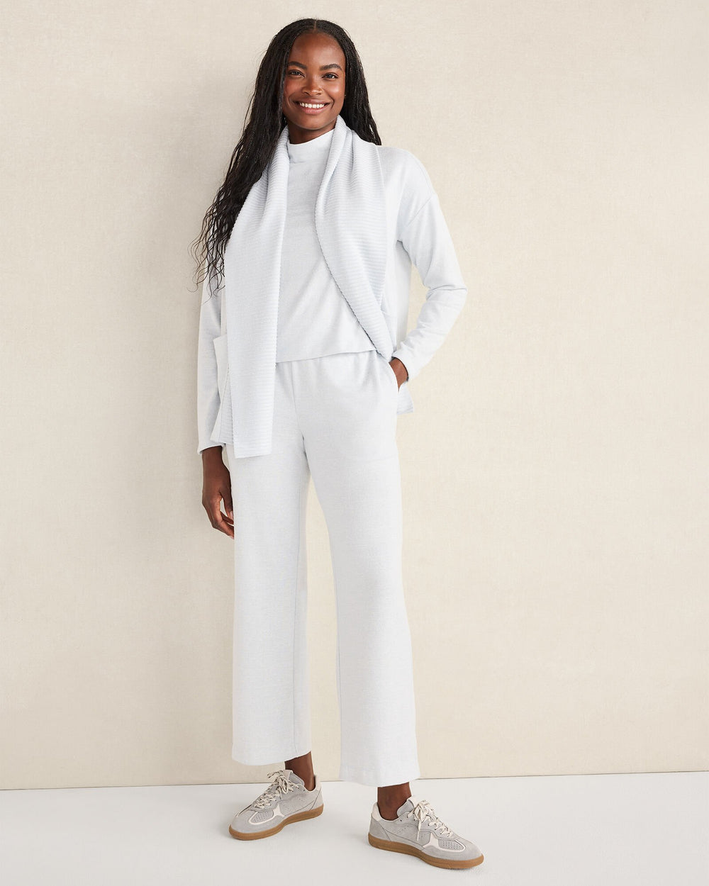 COZY KNIT OPEN FRONT CARDIGAN | Talbots US