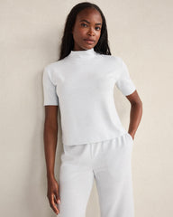 COZY KNIT MOCKNECK TOP | Talbots on sale