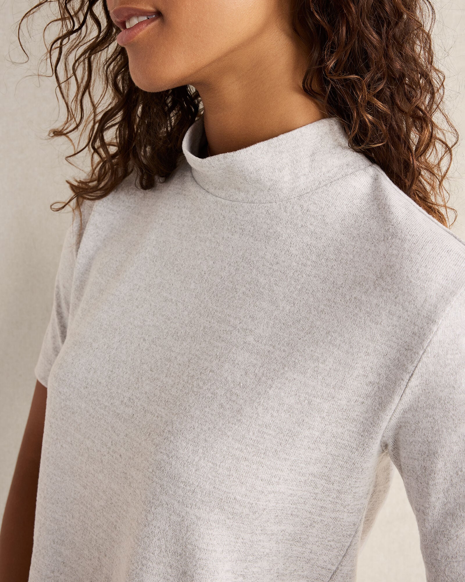 COZY KNIT MOCKNECK TOP | Talbots outlet